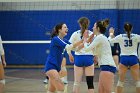 VB vs MHC  Wheaton Women's Volleyball vs Mount Holyoke College. - Photo by Keith Nordstrom : Wheaton, Volleyball, VB